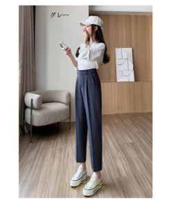 チノ・テーパード・ジョガー・スキニーパン | テーパードパンツ パンツ レディース ボトムス 美脚 楽ちん 体型カバー 無地 ハイウエスト お出掛け 20代 40代 2022年新作 30代 10代 着痩せ