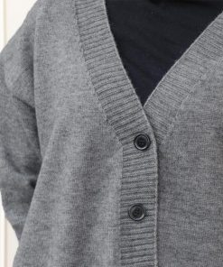 ニット・セーター | ニットアウター ニットトップス シンプル V 韓国風 ニットカーディガン ネック 羽織 秋冬 ゆったり レディース 長袖