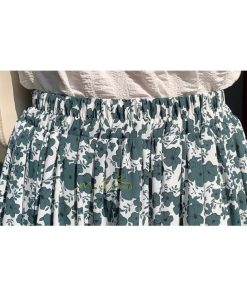 スカート | フレアロング レディース シフォンシフォン マキシマキシ 無地 体型カバー ウエストゴム マキシ丈 ひざ下 花柄 上品 膝下