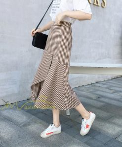 スカート | フレア ロング春物 レディース 春夏 スカート黒 ボトムス 春夏秋 新作 カジュアル 通勤通学 チェック柄 Aライン着やせ 20代30代40代