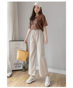 ワイドパンツ | ガウチョパンツ ゆったり ロングパンツ ハイウエストパンツ ウエストゴム カジュアルパンツ 無地 体型カバー レディース おしゃれ 通勤通学