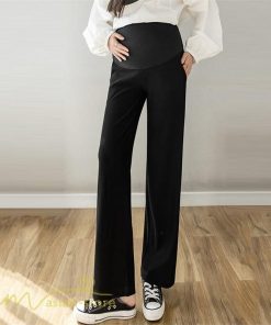パンツ レギンス | マタニティパンツ ワイドパンツ レディース 着痩せ 上品 マタニティウェア 妊婦着 日常感 春 夏 秋 新作 産前 マタニティ 無地 ゆったり ウエスト調整 妊婦服