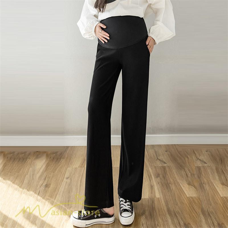 パンツ レギンス | マタニティパンツ ワイドパンツ レディース 着痩せ 上品 マタニティウェア 妊婦着 日常感 春 夏 秋 新作 産前 マタニティ 無地 ゆったり ウエスト調整 妊婦服