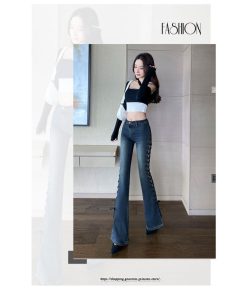 チノ・テーパード・ジョガー・スキニーパン | ブーツカット デニムパンツ レディース フレア ロング丈 カットオフ ストレッチ ハイウェスト コーデ ジーンズ 美脚パンツ 新作 20代30代40代 スリット 脚長