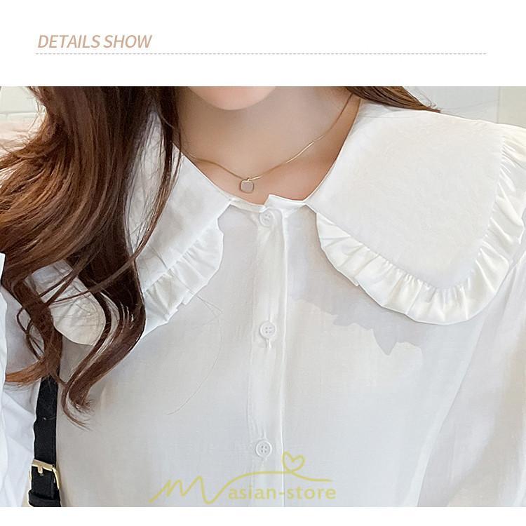 シャツ・ブラウス | ブラウス レディース 長袖 50代 白 シャツ ゆったり トップス きれいめ フォーマル ベージュ 通勤 通学 オフィス 40代 OL 上品 30代 フェミニン 20代