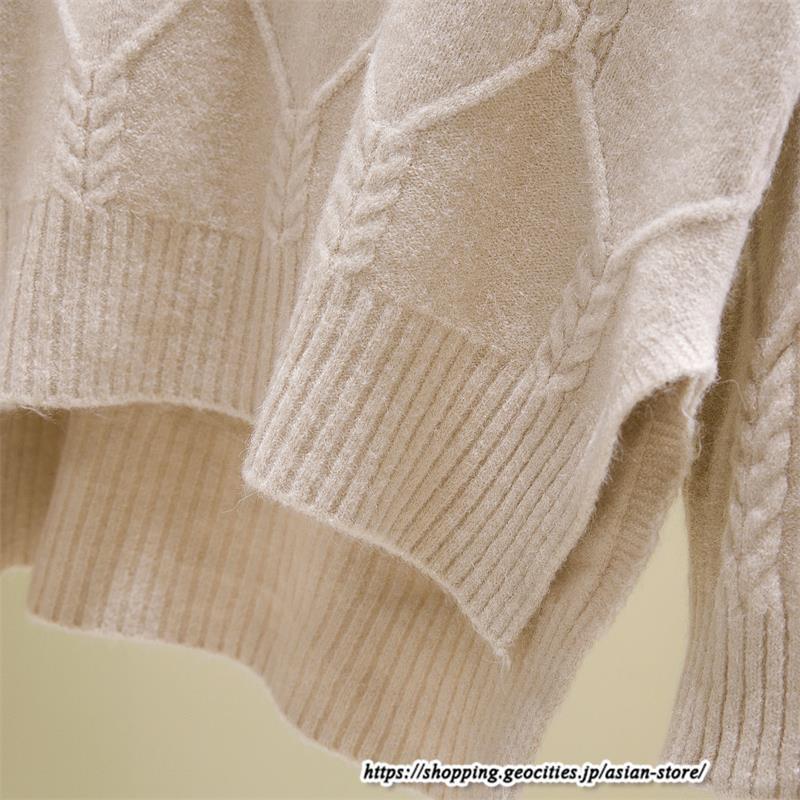 ニット・セーター | ニット カットソー セーター レディース トップス 秋冬 長袖 ニットセーター プルオーバー ニットトップス 柔らかい シンプル 通勤 通学 暖かい 秋冬 防寒 春秋