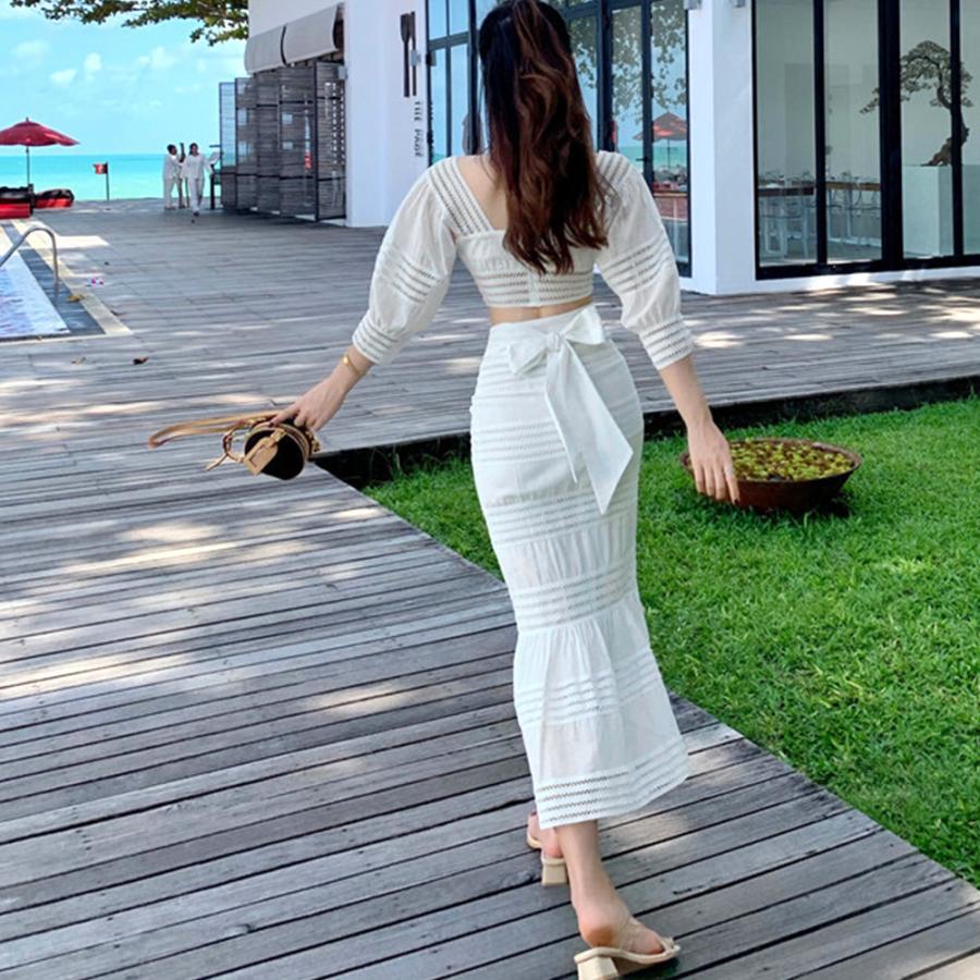 セットアップ | レディース スカート 白韓国