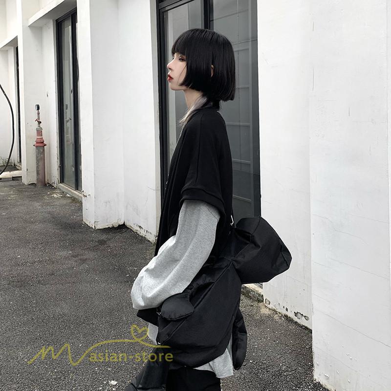 パーカー | 不規則 トップス レディース 2021新作 ワイドプルオーバー フードなし Tシャツ 長袖 インナー 日常感 着回し ゆったり 単品売り カジュアル