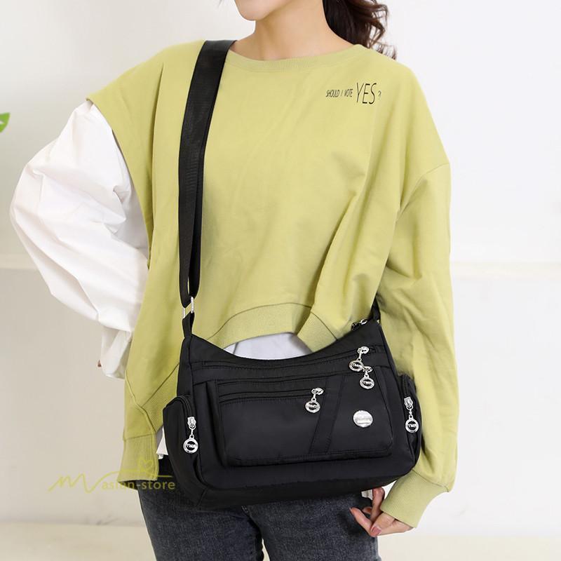 女性用バッグ | ショルダーバッグ レディース 防水 多機能 ポケット沢山 肩掛け 収納 軽量 バッグ Bag 鞄 ママかばん 大人 お出かけ 20代30代40代 収納 通学通勤