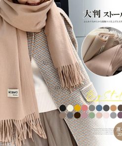 マフラー | ストール 大判 カシミヤタッチ