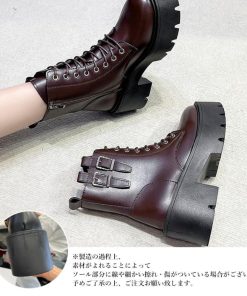 ショートブーツ | レースアップショートブーツストームブーツ