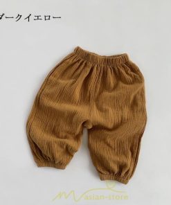 衣装 服 | 子供服 パンツ ベビー ズボン 保育園 男の子 女の子 男女兼用 子ども服 こども服 夏 カジュアル キッズ コットン 2022年新作 長ズボン 韓国風