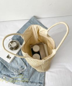 女性用バッグ | カゴバッグ ハンドバッグ ストローバッグ トートバッグ 夏バッグ 手持ち 大きめ 高級感 可愛い おしゃれ かごバッグ 夏 軽量 大容量 手提げ