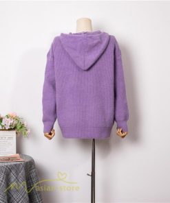 カーディガン | ニットニットパーカー セーター フード付き アウター 羽織り 秋冬 レディース トップス 通学通勤 ゆったり 7色 厚手 ニットアウター 20代40代