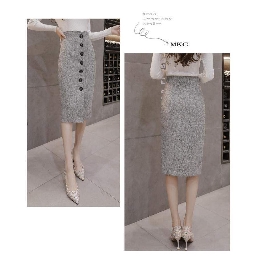 在庫ある | 短納期巻きスカート タイトスカート ハイウエスト 膝下丈スカート ビジネススカート フォーマルオフィス ラシャスカート エレガント OL 通勤 着痩せ フェミニン