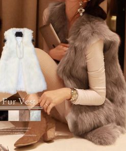 ベスト | チョッキ ジレ 毛皮 アウター レディース 秋冬 ファ レディース ファー 前開き