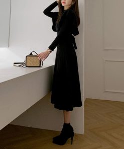 ワンピース | ショルダーフリルニットワンピース新作