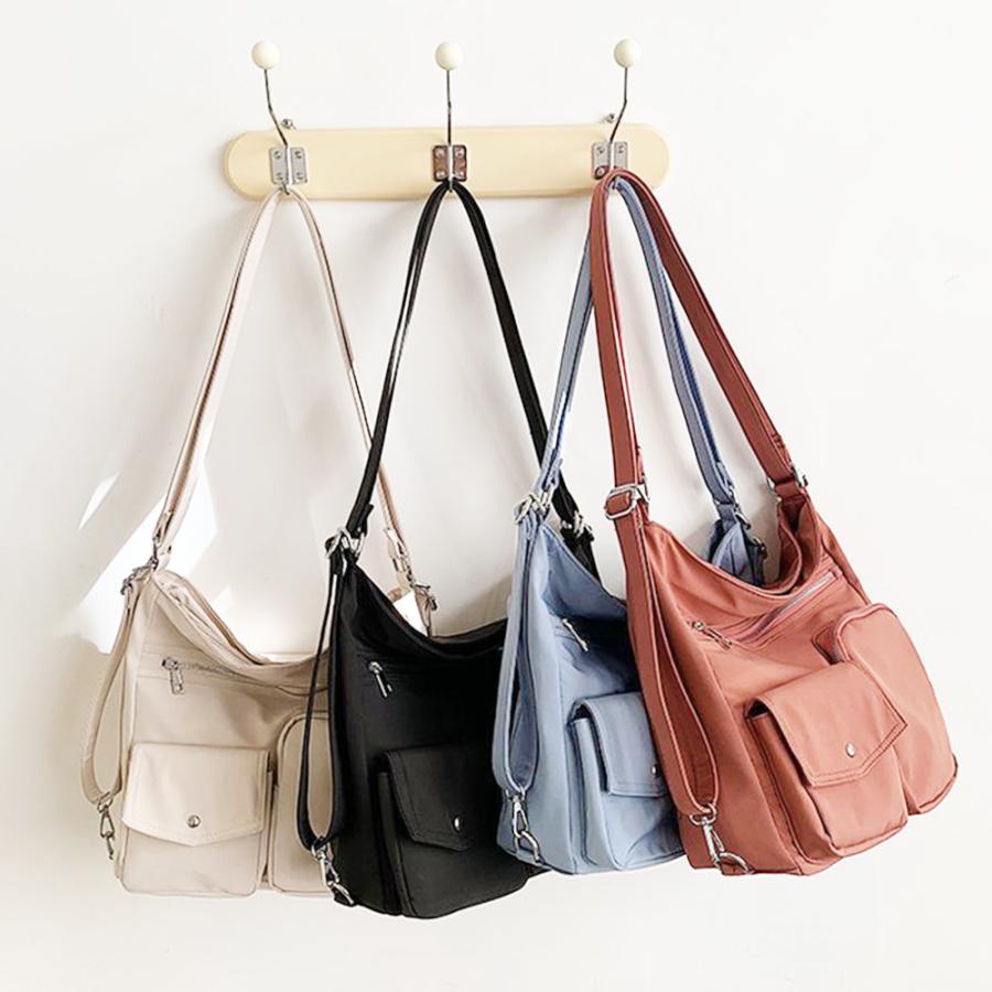 ショルダーバッグ | ナイロン無地 大容量