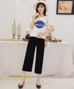 パンツ レギンス | マタニティ レディース パンツ ボトムス 9分丈 おしゃれ マタニティパンツ 無地 きれいめ おしゃれ 大きいサイズ サマー 春 日常感 お出かけ マタニティウェア