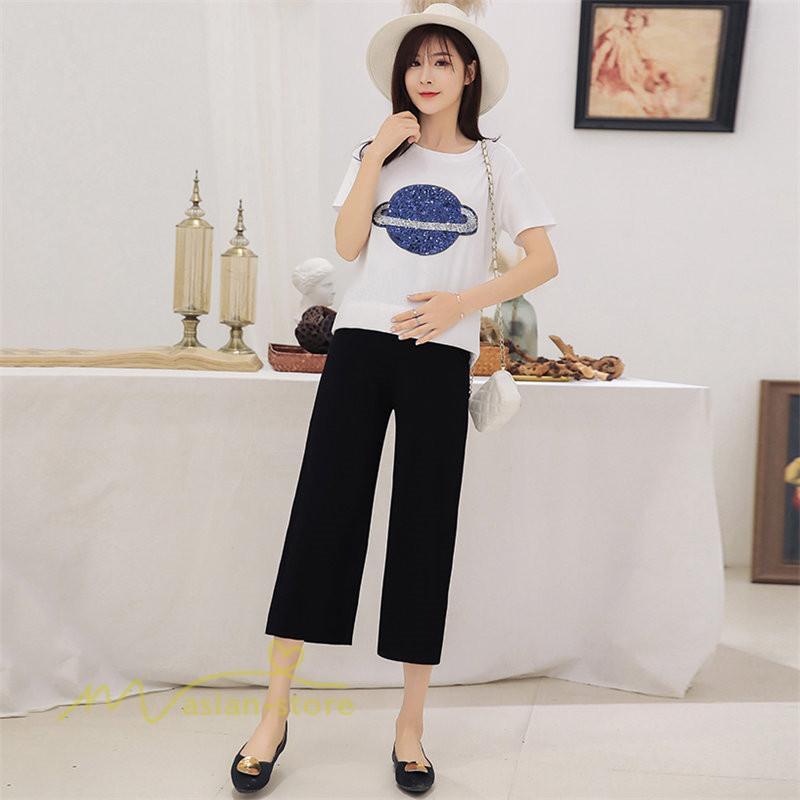 パンツ レギンス | マタニティ レディース パンツ ボトムス 9分丈 おしゃれ マタニティパンツ 無地 きれいめ おしゃれ 大きいサイズ サマー 春 日常感 お出かけ マタニティウェア