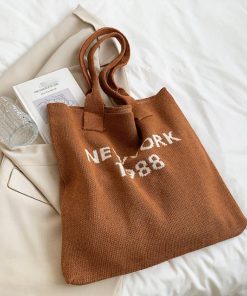 トートバッグ | ニット レディース 秋冬