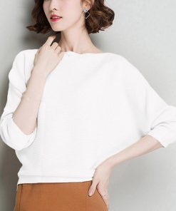 ニット・セーター | ニットトップス ボートネック長袖