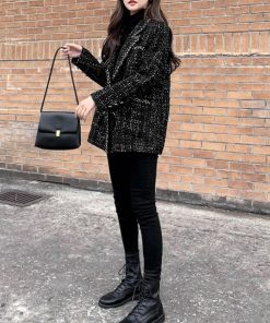 ジャケット・ブルゾン | ツイード風ジャケット レディース 秋冬