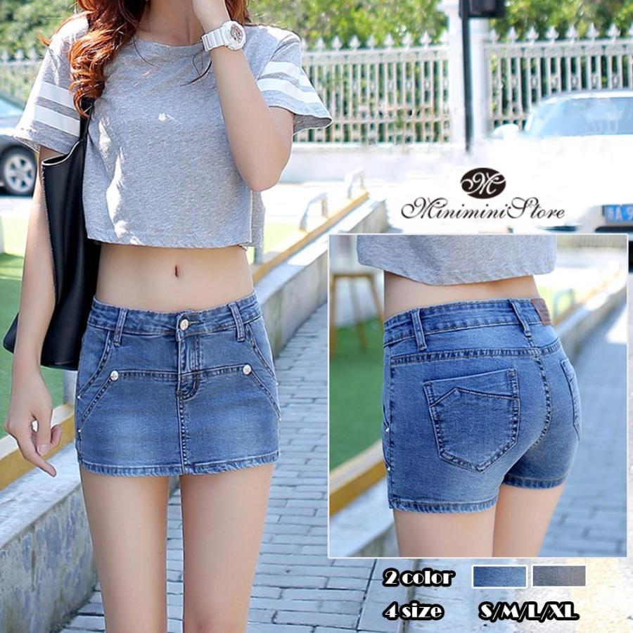デニム | レディース ショートパンツ ホットパンツ スカパン キュロットスカート