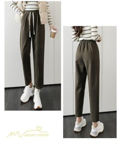 チノ・テーパード・ジョガー・スキニーパン | パンツ レディース テーパードパンツ 秋 冬 新作 ビジネスパンツ ロング丈 ラシャ 秋冬コーデ ウエストゴム カジュアル スウェットパンツ 着痩せ 通勤 通学
