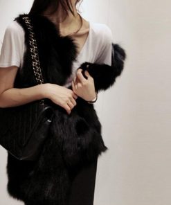 ベスト | チョッキ ジレ 毛皮 アウター レディース 秋冬 ファ レディース ファー 前開き