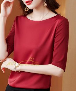 ｔシャツ・カットソー | トップス Tシャツ レディース 春 夏 秋 半袖 クルーネック 無地 プルオーバー オシャレ Tシャツ 着痩せ 20代30代40代50代 上品 お出かけ カジュアル エレガント