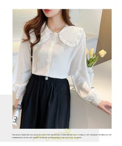 シャツ・ブラウス | ブラウス レディース 長袖 50代 白 シャツ ゆったり トップス きれいめ フォーマル ベージュ 通勤 通学 オフィス 40代 OL 上品 30代 フェミニン 20代