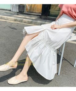 スカート | ボトムス レディース きれいめ 40代 30代 春秋 ロング丈 綿おしゃれ カジュアル 無地 通勤 OL 韓国風 通学 不規則 お出かけ 夏物 上品 着痩せ