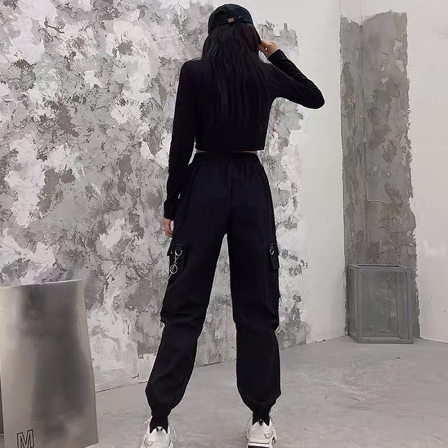 サルエルパンツ | カーゴパンツ チェーン付き ボトムス