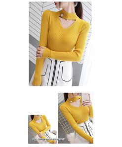 ニット・セーター | カットソー ニット レディース リブニット 長袖 秋冬 春 トップス スリム ストレッチ インナー 無地 長袖ニット プルオーバー 通学通勤 長袖カットソー 着痩せ