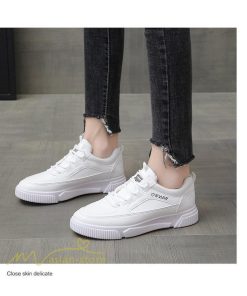 スニーカー | 厚底レディース 靴 ローカット 厚底 おしゃれ レースアップ シューズ シンプル カジュアル スポーツ 普段着 ホワイト 上品