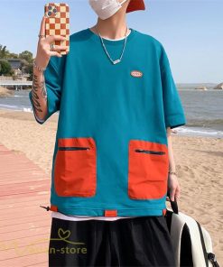 Tシャツ | Tシャツ メンズ カットソー ゆったり 半袖 20代 カジュアル おしゃれ ポケット 体型カバー 半袖tシャツ 大きいサイズ ギフト プレゼント 30代 シンプル 40代