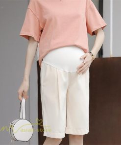 パンツ レギンス | マタニティ パンツ レディース ハーフパンツ サマーパンツ 夏服 無地 ウエスト調整 無地 可愛い マタニティウェア ショート丈 妊婦服 おしゃれ 上品 ゆったり