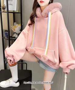 パーカー | レディース 裏ボア 裏起毛 防寒 フード付き スウェット トップス 秋 冬 あったか ゆったり 韓国風 カジュアル 体型カバー 暖かい 安い