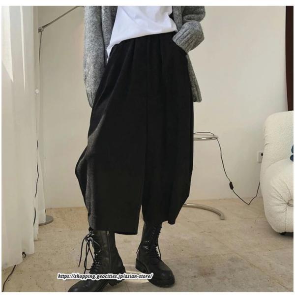 ワイドパンツ | バルーンパンツ コクーンパンツ パンツ ボトムス レディース 夏秋物 ロングパンツ 九分丈 ウエストゴム 通学通勤 20代50代 無地 大人 ボールパンツ