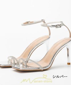 パンプス | ハイヒール サンダル 歩きやすい 美脚 ストラップ 6センチ8センチヒール シンプル レディース 脱げない 黒 リゾート 女性 華奢魅せ 旅行 お出かけ 夏物