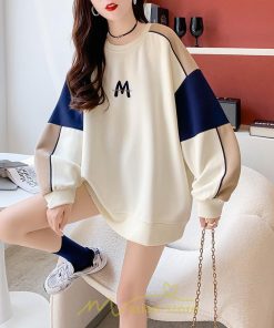 パーカー | トレーナー Tシャツ ロングT レディース トップス 切り替え 長袖 プルオーバー スウェット 麻 コーデ 秋 冬 スポーツ お出かけ アウトドア 通勤 春