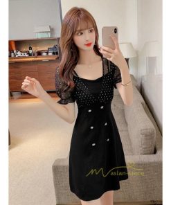 ミディアム | ワンピース レディース 40代 きれいめ 夏 ミニ丈 ドレス 韓国風 オシャレ 通勤 大人 上品 着痩せ エレガント デート フォーマルワンピース きれいめ 2021 二次会