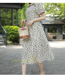 マキシ | ワンピース レディース 40代 キレイめ マキシワンピース 春夏 半袖ワンピース オシャレ結婚式ドレス お出かけ 30代 韓国ファッション 50代 上品 花柄 通勤通学