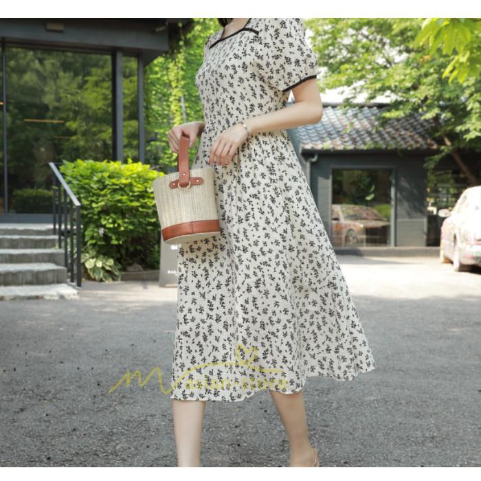 マキシ | ワンピース レディース 40代 キレイめ マキシワンピース 春夏 半袖ワンピース オシャレ結婚式ドレス お出かけ 30代 韓国ファッション 50代 上品 花柄 通勤通学