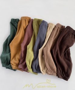 衣装 服 | 子供服 パンツ ベビー ズボン 保育園 男の子 女の子 男女兼用 子ども服 こども服 夏 カジュアル キッズ コットン 2022年新作 長ズボン 韓国風