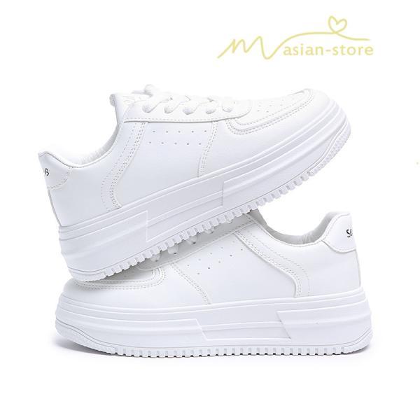 スニーカー | 厚底レディース 5cmヒール 靴 軽量 歩きやすい 疲れにくい 美脚 ウォーキングシューズ ナースシューズ 疲れない 25cm おしゃれ