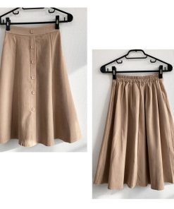 フレアスカート | ミモレ丈スカート ボトムス スカート 女性 スカート 春秋冬 レディース ファッション 後ろウエストゴム