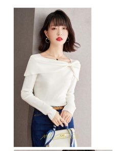 シャツ・ブラウス | ブラウス シャツ レディース 40代 上品 ニット きれいめ 通勤 OL ビジネス ゆったり 2022新作 フォーマル フェミニン エレガント 上品 蝶結び 高級感