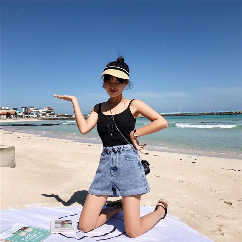 ジーンズ、デニム | デニムパンツ レディース ショートパンツ 無地 可愛い 女の子 20代30代 カジュアル ボトムス ズボン シンプル